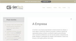 Desktop Screenshot of govtech.com.br