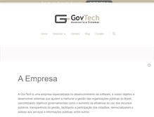 Tablet Screenshot of govtech.com.br